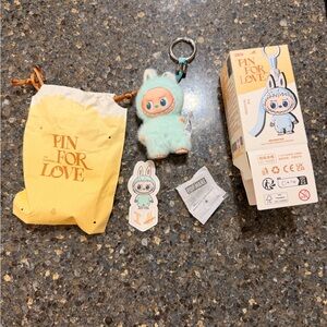 Popmart Labubu Pin For Love Letter I